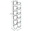 Sorbus Towel Rack Holder - Wall Mounted Storage Organizer for Towels, Washcloths, Hand Towels, Linens, Ideal for Bathroom, Spa, Salon, Modern Design - 4 of 4