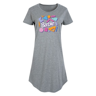 Women's - Barbie - Retro Shapes Graphic T-shirt Dress