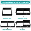 FONTOI Rectangle Planter Beds for Plants, Vegetables, and Flowers, Planter Box, Black, 47.24"*23.64"*47.24" - 3 of 4