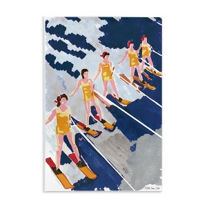 Stupell Industries Retro Water Ski Show Line Wall Plaque Art, 10" x 15" - 1 of 4