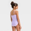 Girls' Mermaid Printed One Piece Swimsuit - Cat & Jack™ Lavender - 3 of 3