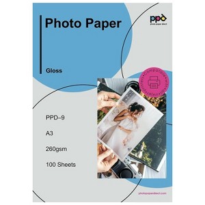 PPD Glossy Heavyweight Photo Paper 11x17" 50 Sheets 240 gsm for Inkjet Printers - 1 of 4