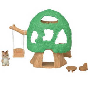 Calico Critters Baby Tree House, Dollhouse Playset with Figure - 1 of 4