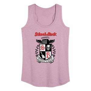 Women's - School of Rock - School Crest Graphic Racerback Tank - 1 of 4