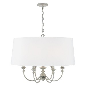 Capital Lighting Penelope 6 - Light Pendant in  Painted Grey - 1 of 4