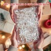 Aoibox 18pcs Acrylic Crystal Snowflake and Icicle Christmas Tree Ornaments Pre Assembled with Ribbon Lightweight Shatterproof Holiday Decor - 3 of 4