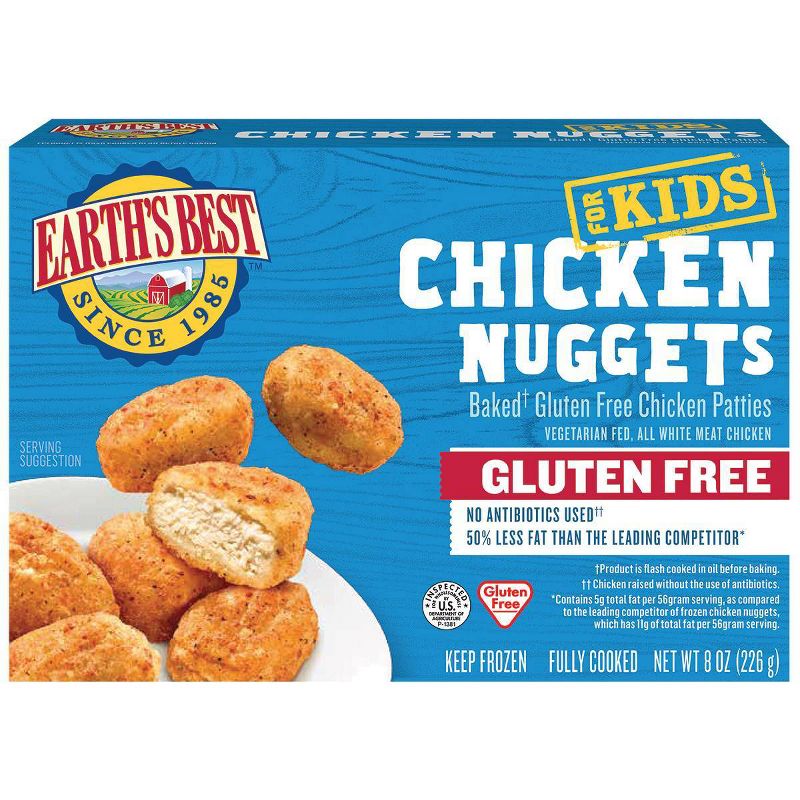Earths Best Gluten Free Frozen Chicken Nuggets - 8oz, 2 of 9