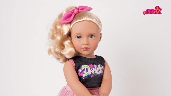 Our Generation Lourdes 18&#34; Doll with Ballet &#38; Hip-Hop Outfit, 2 of 7, play video