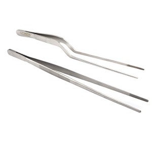 O'Creme Culinary Stainless Steel Tweezer Tongs Set of 2 - 1 of 3