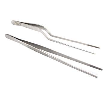 O'Creme Culinary Stainless Steel Tweezer Tongs Set of 2