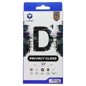 LITO D+ Privacy Glass Screen Protector for Apple iPhone 14 (2 Pack) - 1 of 1