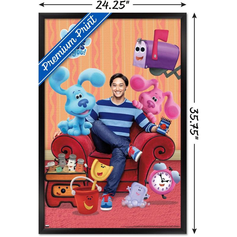 Trends International Blue's Clues - Group Framed Wall Poster Prints, 3 of 7