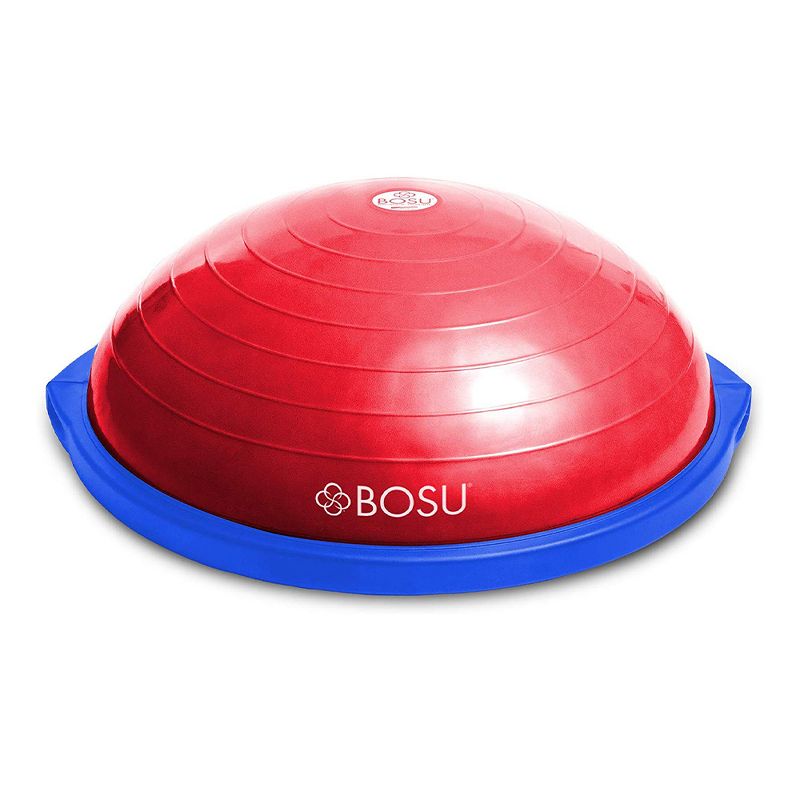 Bosu 72-10850 Home Gym Equipment The Original Balance Trainer 65 cm Diameter, Red and Blue, 3 of 7