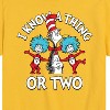 Boys' - Dr. Seuss - I Know A Thing or Two Short Sleeve Graphic T-Shirt - 2 of 4