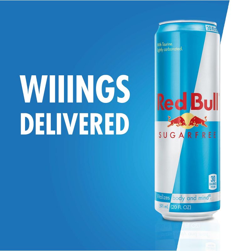 Sugar-Free Red Bull Energy Drink - 20 fl oz Can, 2 of 9