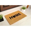 RugSmith Black Machine Tufted Home Cat Face Doormat - 3 of 4