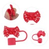 Unique Bargains Spotted Butterfly Straw Cover Cap 4 Pcs - 3 of 4