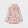 Girls' Cherry Print Rain Jacket - Cat & Jack™ Pink XL - 2 of 3