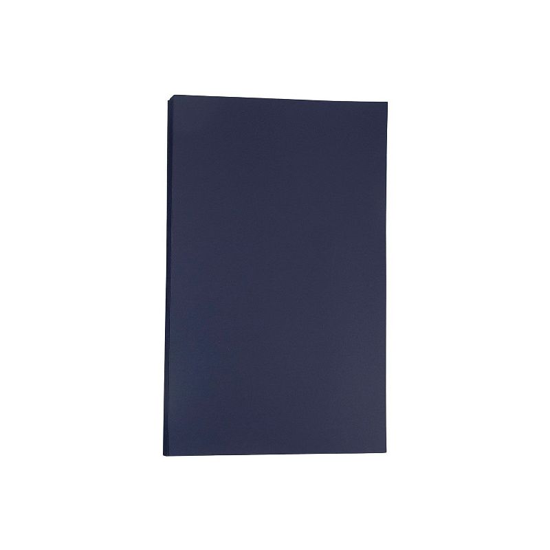 JAM Paper Legal Matte 28lb Paper 8.5 x 14 Navy Blue 50 Sheets/Pack (64429510) , 2 of 3
