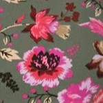 olive green floral