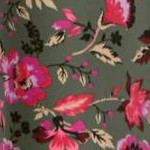 olive green floral