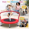 SUGIFT 36in Kids Trampoline with Handle, Indoor Mini Rebounder Trampoline, Safe, Durable, 150 lbs Weight Capacity – Perfect Gift for Kids - 3 of 4