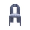 Meridian Furniture,Bennett Chenille Fabric Dining Chair, Set of 2 - 2 of 4