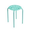 VECELO 6-Piece Stacking Stools, 17.7 in. Standard Height, Portable Plastic Colorful Decoration Stools for School Classroom or Office - 4 of 4