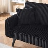 Airsurfer Minimalist style, straight-line corduroy sofa suitable for sitting and lying in the living room and bedroom - 4 of 4