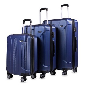 American Green Travel Denali S 3-Piece TSA Anti-Theft Spinner Luggage Sets - 1 of 4