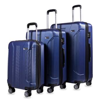 American Green Travel Denali S 3-Piece TSA Anti-Theft Spinner Luggage Sets