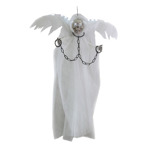 Décoration Halloween Suspendue Sunstar Reaper - 36 Pouces, Noir, S'Allume - Animé Effrayant