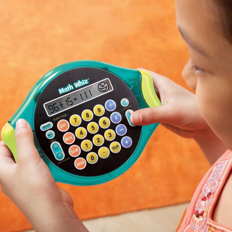 Educational Insights Math Whiz Electronic Math Game: Addition, Subtraction, Multiplication & Division, Ages 6+, 3 of 7