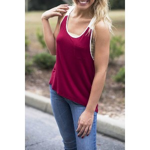 Women's Color Block Tank - GLAM - 1 of 3