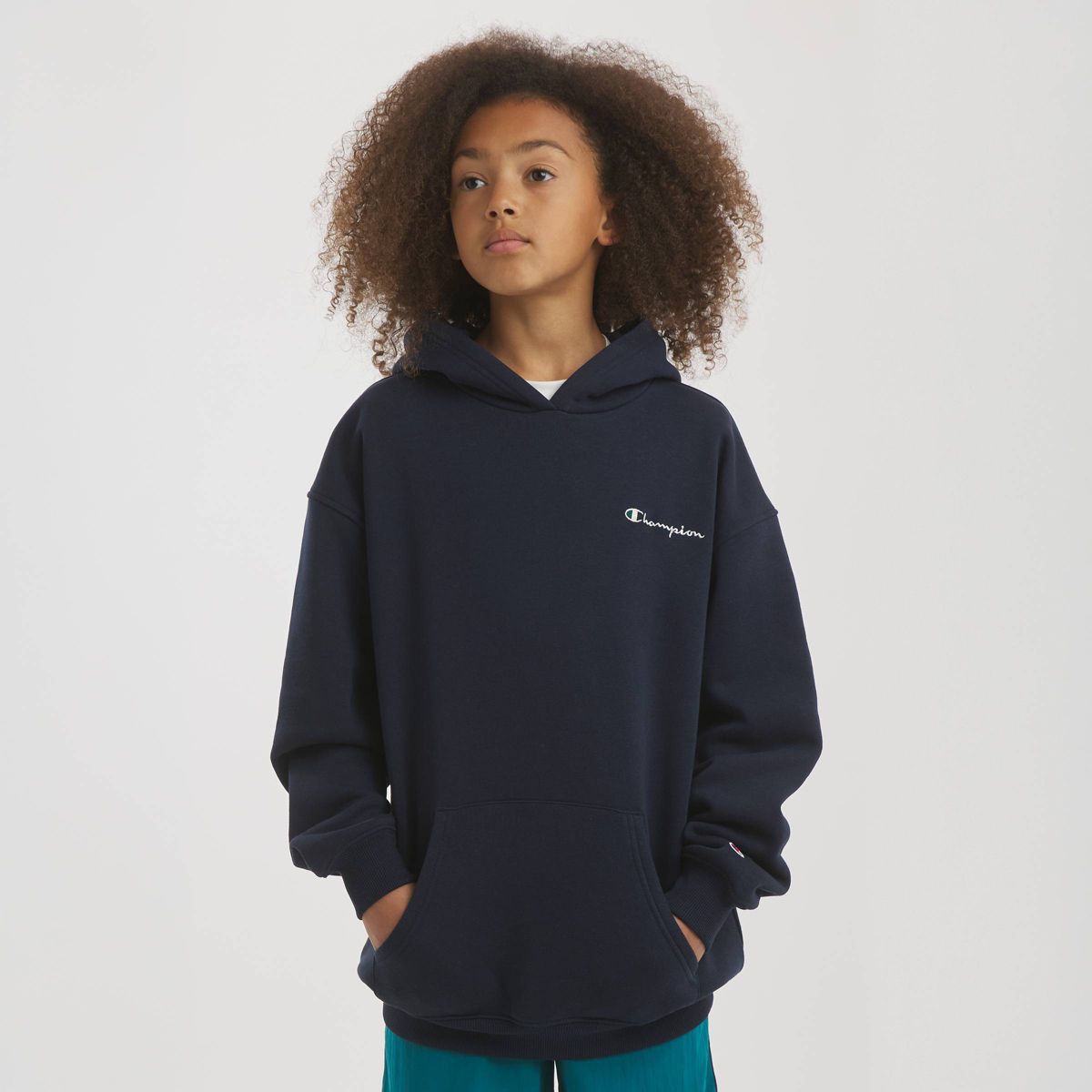 Champion Girls' Oversized Graphic Fleece Hoodie - thumbnail 6