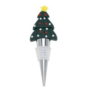 Unique Bargains Ring Christmas Tree Stopper Aluminum Alloy TPE 4.53"x1.42"x0.83" 1 Pc - 1 of 3