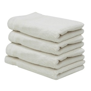 Splash Ultra-Soft Zero Twist 100% Ring Spun Cotton Reversible Hand Towel Set – Breathable, Lightweight, Highly Absorbent for a Stylish Bathroom Towels - 1 of 4