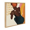 22" x 22" Sylvie I Love Me I Love You Framed Wall Canvas by Mary Joak - Kate & Laurel All Things Decor - 2 of 4