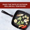 Alva Energy Ceramic Nonstick Griddle Pan 11"x11" Non Toxic Grooved Ridges Seasoned Square Grill Pan, Compatible with All Stovetops & Induction Safe - 3 of 4