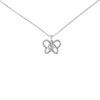 Haus of Brilliance Silver 1/4 cttw Prong-Set Diamond Butterfly Pendant Necklace - 2 of 4