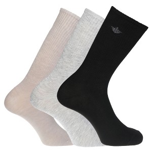 Dockers Men's Socks & Hosiery - 3-Pack Flat Knit Athletic and Crew Socks for Men - 1 of 4