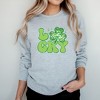 Simply Sage Market Women's Graphic Sweatshirt Lucky Shamrock Disco - image 2 of 3