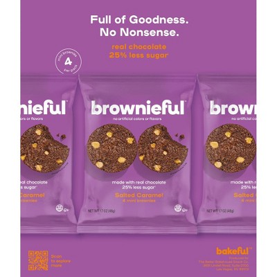 Brownieful Sea Salt Caramel Brownie Bites - 8.5oz/20ct