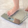 Taylor® Precision Products Digital Glass Bathroom Scale with Stainless Steel Accents, 440-Lb. Capacity in Clear - 4 of 4