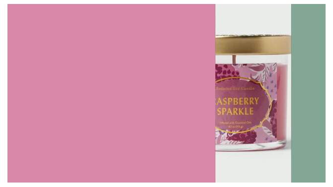 Jar Candle Raspberry Sparkle Berry Pink - Opalhouse™, 2 of 5, play video