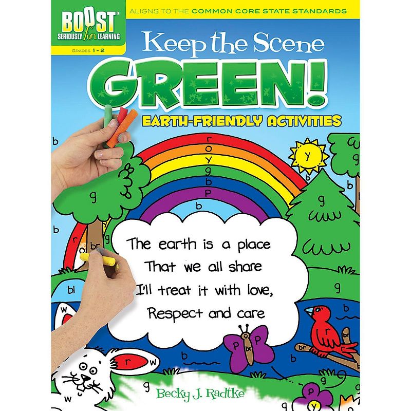 Dover Boost Keep the Scene Green! Coloring Book DP-494179, 1 of 2