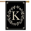 Briarwood Lane Classic Monogram Letter K House Flag Double-Sided 28" x 40" - 2 of 3