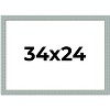 PosterPalooza | Refined Blue Picture Frame - UV Acrylic, Backing Board, Hanging Hardware Included - 2 of 4