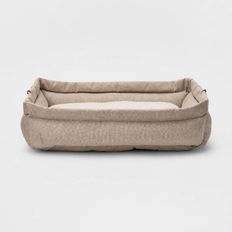 Rectangular Roll Cuff Dog Beds - Boots & Barkley™, 1 of 11