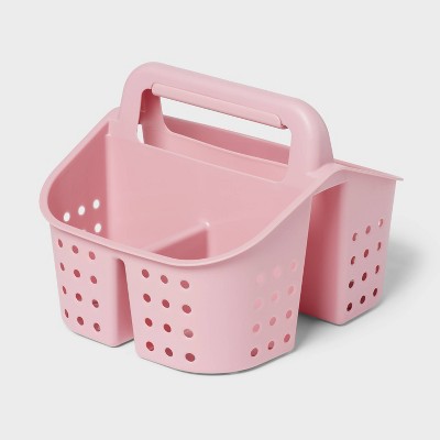 Image of Shower Caddy Pink - Room Essentials™: Polypropylene Bath Organizer for College Dorm Essentials